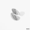 Wholesale Women's Adjustable Open Ring Bracelet In Extremely Simple Style Geometric Pattern 316 Stainless Steel Electroplated