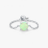 Wholesale Women's Allmatch Geometric 925 Sterling Silver Ring With Electroplating