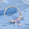 Wholesale Women's Allmatching Stainless Steel Bracelet With Diamond Embedded Heart Shape And Animal Zodiac Patterns