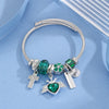 Wholesale Women's Allmatching Stainless Steel Bracelet With Diamond Embedded Heart Shape And Animal Zodiac Patterns