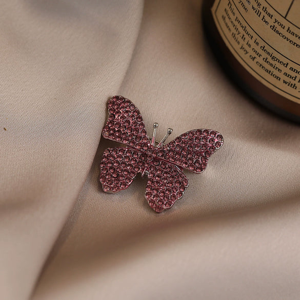 Wholesale Women's Alloy Animal Butterfly Electroplated Minimalist Light Luxury Brooch