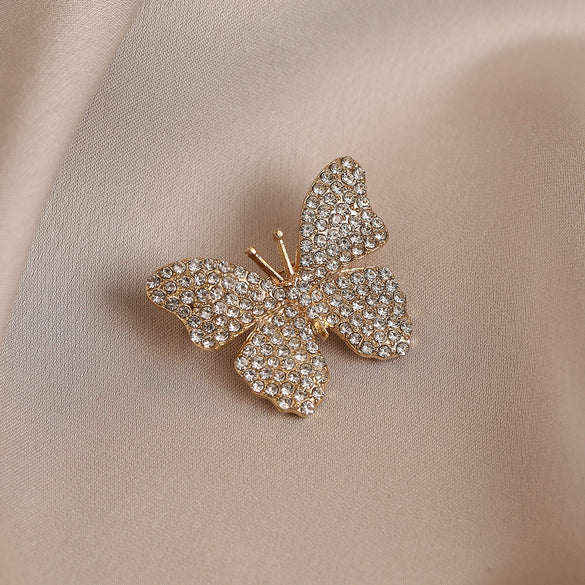 Wholesale Women's Alloy Animal Butterfly Electroplated Minimalist Light Luxury Brooch