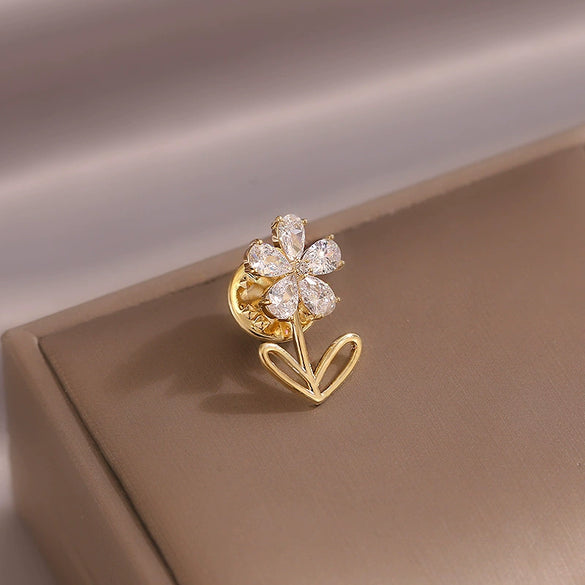 Wholesale Women's Alloy Antislip Brooch With Zodiac Pattern And Electroplating Design