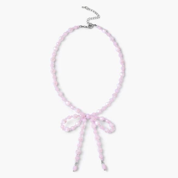 Wholesale Women's Alloy Beaded Clavicle Necklace With Flower And Heart Patterns Electroplated In Fresh Style