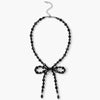 Wholesale Women's Alloy Beaded Clavicle Necklace With Flower And Heart Patterns Electroplated In Fresh Style