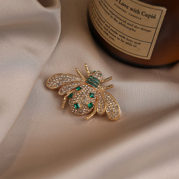 Wholesale Women's Alloy Bee Brooch Minimalist Style With Electroplating