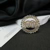 Wholesale Women's Alloy Brooch In Palace Style With Heart And Geometric Patterns And Electroplating Treatment