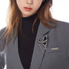 Wholesale Women's Alloy Butterfly Suit Brooch With Electroplating Design