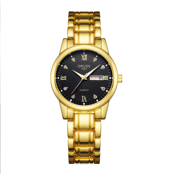 Wholesale Women's Alloy Case Mineral Reinforced Glass Mirror Business Style Digital Watches