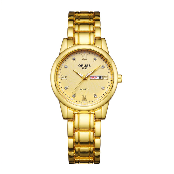 Wholesale Women's Alloy Case Mineral Reinforced Glass Mirror Business Style Digital Watches
