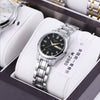 Wholesale Women's Alloy Case Mineral Reinforced Glass Mirror Business Style Digital Watches