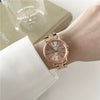 Wholesale Women's Alloy Case Quartz Watch With Steel Band And Ordinary Glass Mirror Leisure Style