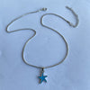 Wholesale Women's Alloy Clavicle Chain With Starfish Pendant And Electroplating Treatment Animal Style Jewelry