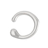 Wholesale Women's Alloy Cshaped Opening Irregular Lava Ear Clip With Electroplating And Geometric Design For Nonpierced Ears