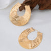 Wholesale Women's Alloy Electroplated Flowershaped Long Earrings Accessories