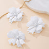 Wholesale Women's Alloy Electroplated Geometric Floral Accessories Set Earrings And Necklace