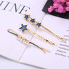 Wholesale Women's Alloy Electroplated Geometric Round Word Clip Set Hair Accessories