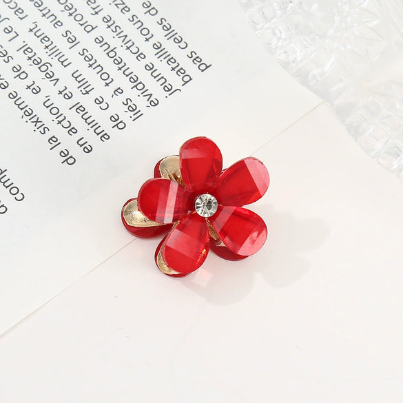 Wholesale Women's Alloy Electroplated Plants And Flowers Style Hair Clip