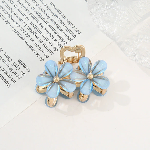 Wholesale Women's Alloy Electroplated Plants And Flowers Style Hair Clip