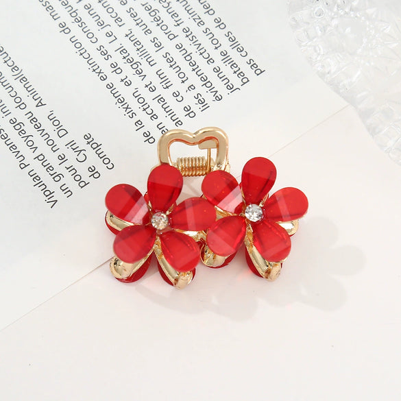 Wholesale Women's Alloy Electroplated Plants And Flowers Style Hair Clip