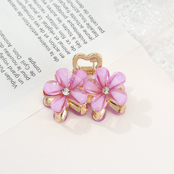Wholesale Women's Alloy Electroplated Plants And Flowers Style Hair Clip