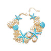 Wholesale Women's Alloy Electroplated Star Shape Animal Zodiac Vacation Style Bracelet And Necklace Set