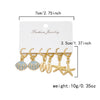 Wholesale Women's Alloy Electroplated Starfish Stud Earrings With Animal Pattern