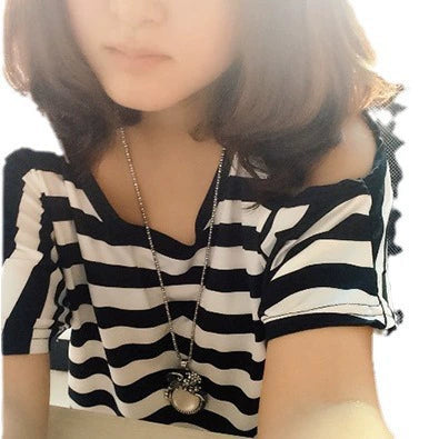 Wholesale Women's Alloy Elephant Pattern Box Chain Sweater Chain With Ancient Silver Electroplating