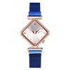Wholesale Women's Alloy Fashion Watch Set With Round Dial And Textile Strap