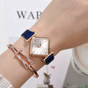 Wholesale Women's Alloy Fashion Watch Set With Round Dial And Textile Strap