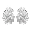Wholesale Women's Alloy Flower Earrings With Electroplating Treatment