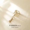 Wholesale Women's Alloy Flower Shaped Ancient Style Brooch With Electroplating Treatment