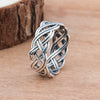 Wholesale Women's Alloy Geometric Antique Old Ring Goldplated Jewelry