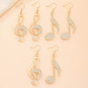 Wholesale Women's Alloy Geometric Asymmetric Elegant Fashion Stud Earrings With Electroplating