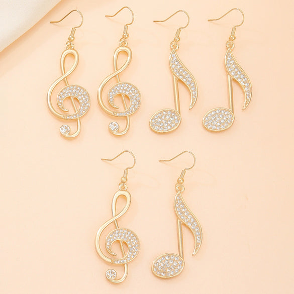 Wholesale Women's Alloy Geometric Asymmetric Elegant Fashion Stud Earrings With Electroplating