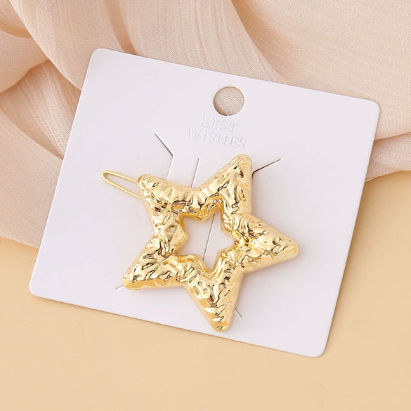 Wholesale Women's Alloy Geometric Electroplated Golden Frog Clip Jewelry