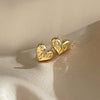 Wholesale Women's Alloy Geometric Flowerpatterned Electroplated Earrings