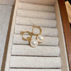 Wholesale Women's Alloy Geometric Flowerpatterned Electroplated Earrings