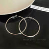 Wholesale Women's Alloy Geometric Hoop Earrings With 925 Silver Needle And Electroplating