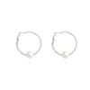 Wholesale Women's Alloy Geometric Hoop Earrings With 925 Silver Needle And Electroplating