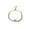 Wholesale Women's Alloy Geometric Microinlay Bracelet