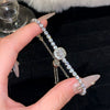 Wholesale Women's Alloy Geometric Microinlay Bracelet