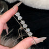 Wholesale Women's Alloy Geometric Microinlay Bracelet