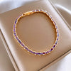 Wholesale Women's Alloy Geometric Microinlay Bracelet