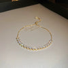 Wholesale Women's Alloy Geometric Microinlay Bracelet