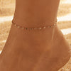 Wholesale Women's Alloy Geometric Multilayer Chain Anklet Foot Accessories