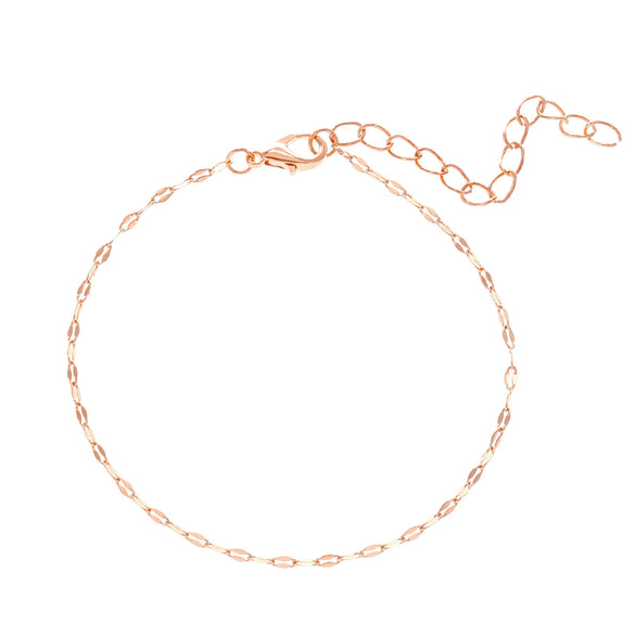 Wholesale Women's Alloy Geometric Multilayer Chain Anklet Foot Accessories