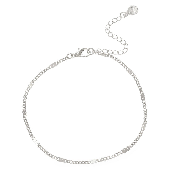 Wholesale Women's Alloy Geometric Multilayer Chain Anklet Foot Accessories