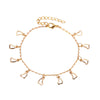 Wholesale Women's Alloy Geometric Multilayer Chain Anklet Foot Accessories