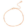 Wholesale Women's Alloy Geometric Multilayer Chain Anklet Foot Accessories